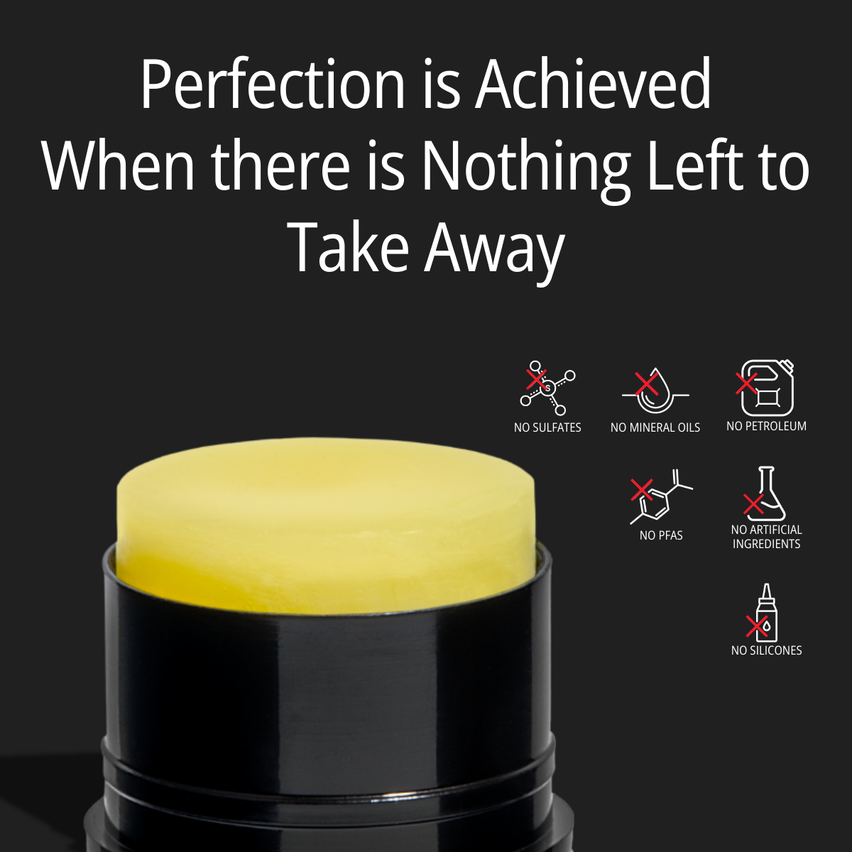 Battle Balm all natural organic topical sports pain relief cream is free from petroleum, sulfates, mineral oils, pfas, silicones, & artificial ingredients.