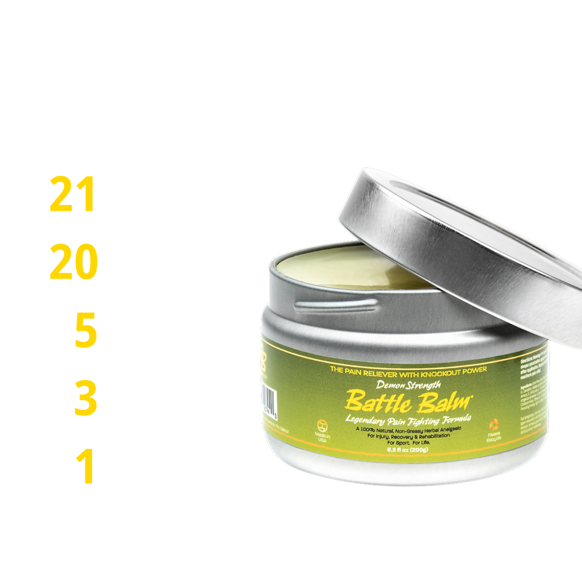 Battle Balm® - Demon Strength All Natural & Organic Pain Relief Cream