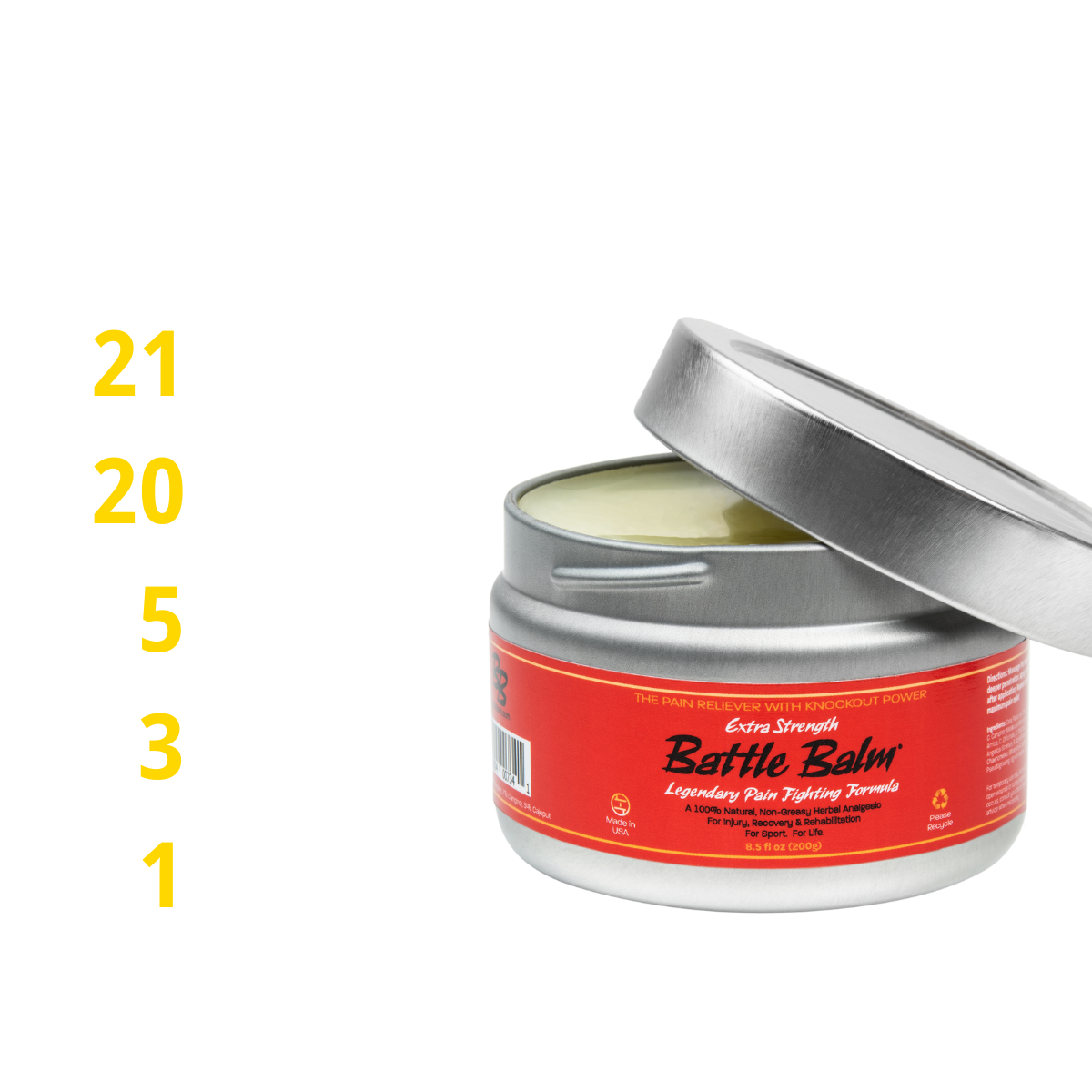 Battle Balm® - Extra Strength All Natural & Organic Pain Relief Cream