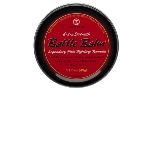 full size extra strength battle balm all natural organic topical pain cream for athletes & high level humans
