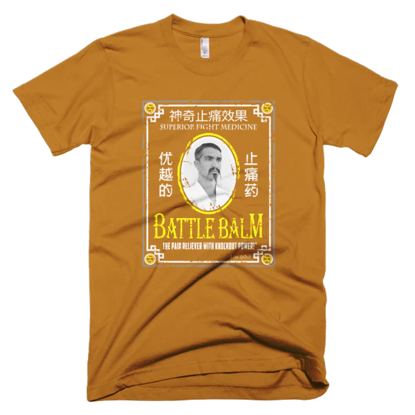 Battle Balm merchandise is beautiful and expressive. We have all kinds of awesome merch! This is the grandmaster fu in camel colorway.