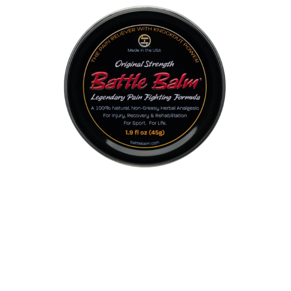 full size original strength battle balm all natural organic topical pain cream for athletes & high level humans