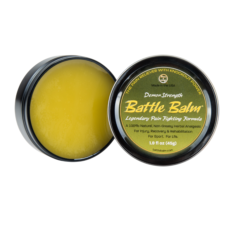 Battle Balm Demon Strength Full Size Herbal All Natural Topical Pain Relief Cream 1.9 oz - For arthritis, sprains, strains, bruises, &amp; more!