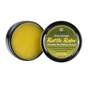 Battle Balm Demon Strength Full Size Herbal All Natural Topical Pain Relief Cream 1.9 oz - For arthritis, sprains, strains, bruises, & more!