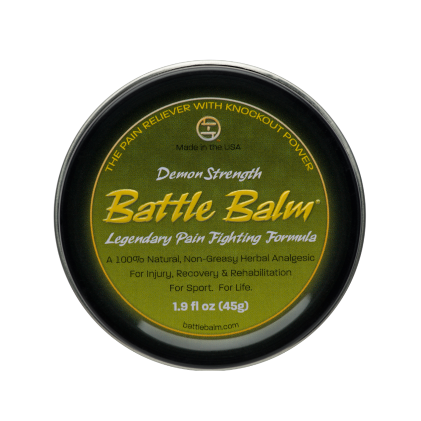 Battle Balm Demon Strength Full Size Herbal All Natural Topical OTC Pain Relief Cream 1.9oz - For arthritis, sprains, strains, bruises, & more!