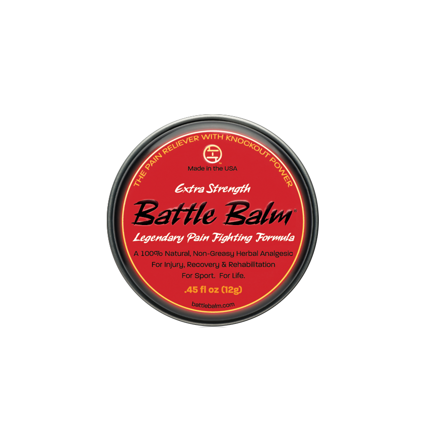 Battle Balm Extra Strength Personal Size Herbal All Natural Topical Pain Relief Cream 0.45 oz - For arthritis, sprains, strains, bruises, & more!