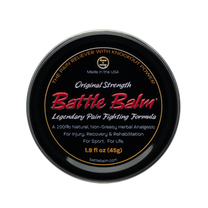 Battle Balm Original Strength Full Size Herbal All Natural Topical Pain Relief Cream 1.9 oz - For arthritis, sprains, strains, bruises, & more!