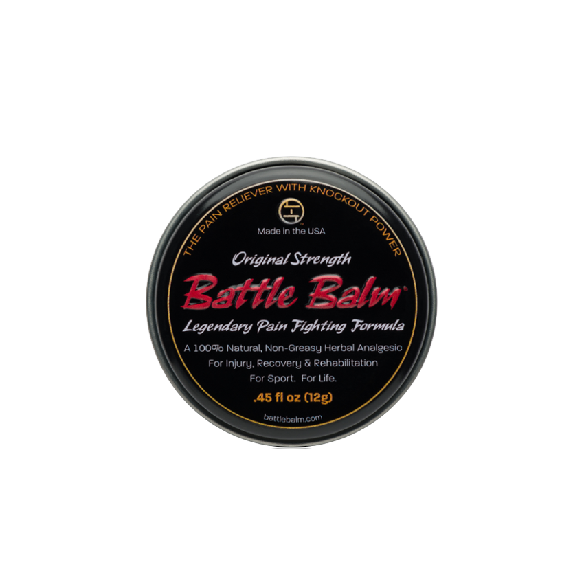 Battle Balm Original Strength Personal Size Herbal All Natural Topical Pain Relief Cream 0.45 oz - For arthritis, sprains, strains, bruises, & more!