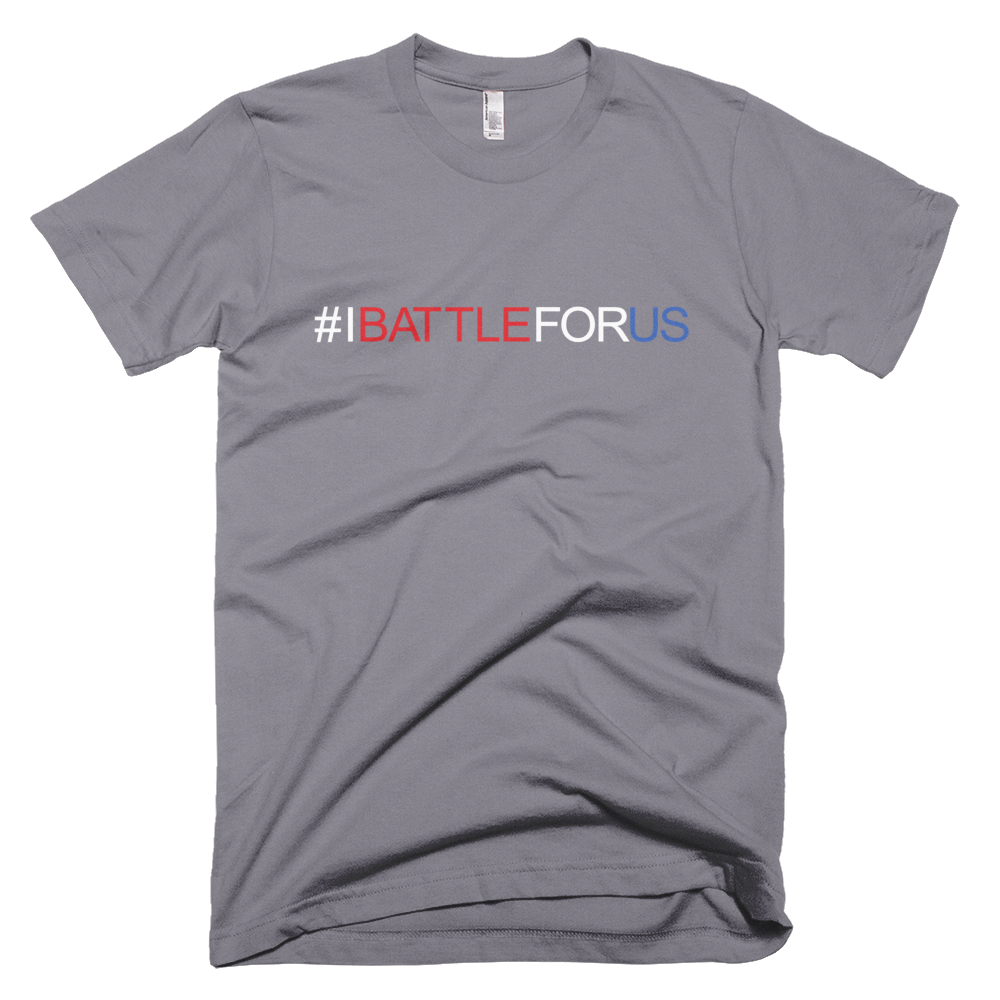 BATTLE BALM® #IBATTLEFORUS RWB TEE-SHIRT (MENS)