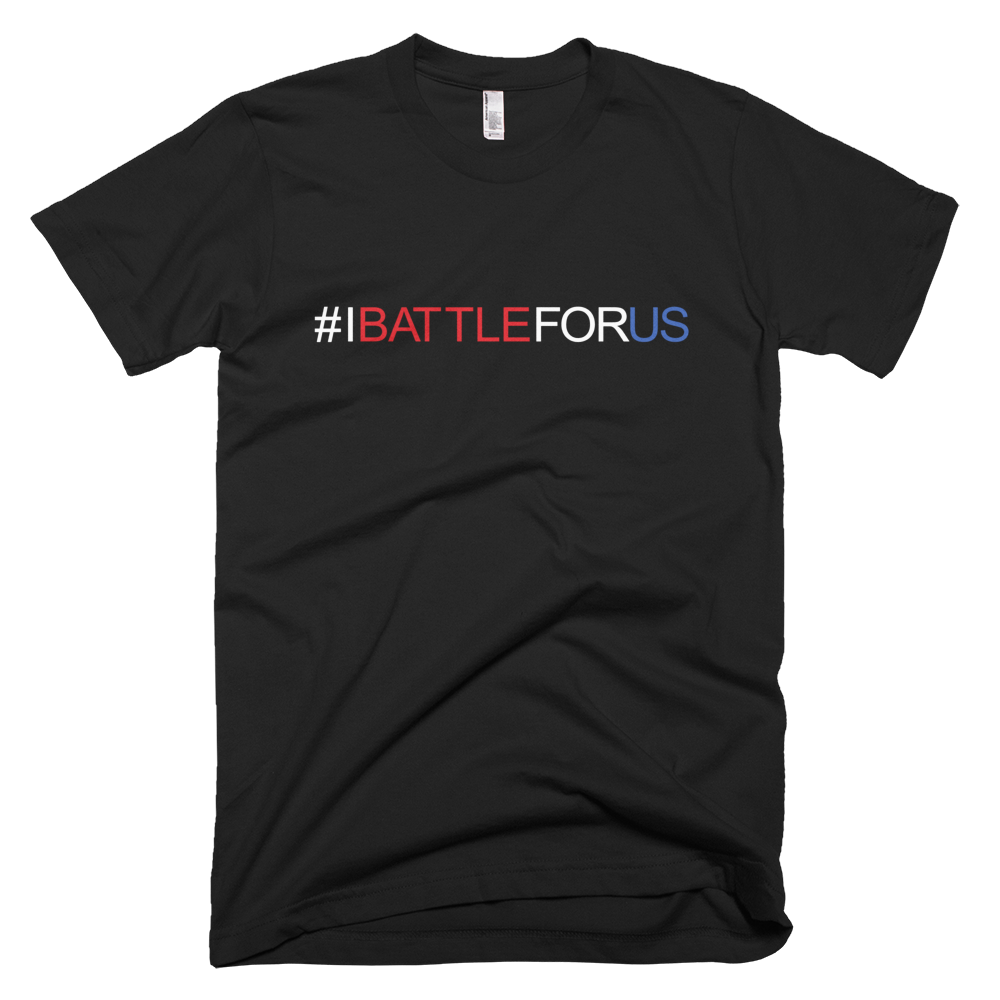 BATTLE BALM® #IBATTLEFORUS RWB TEE-SHIRT (MENS)