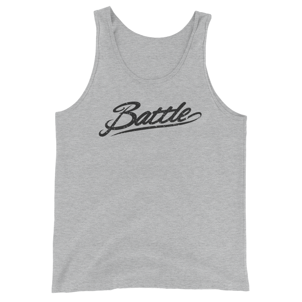 Battle Balm® Battle Black Script Tank Top (Unisex)